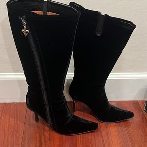 Donald Pliner Couture Velvet Stiletto Boot